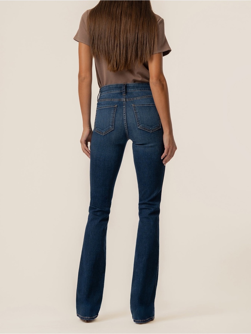 Kut From The Kloth High Rise Natalie Fab Ab Bootcut Jeans NWT Monument Blue 10 - Picture 2 of 8